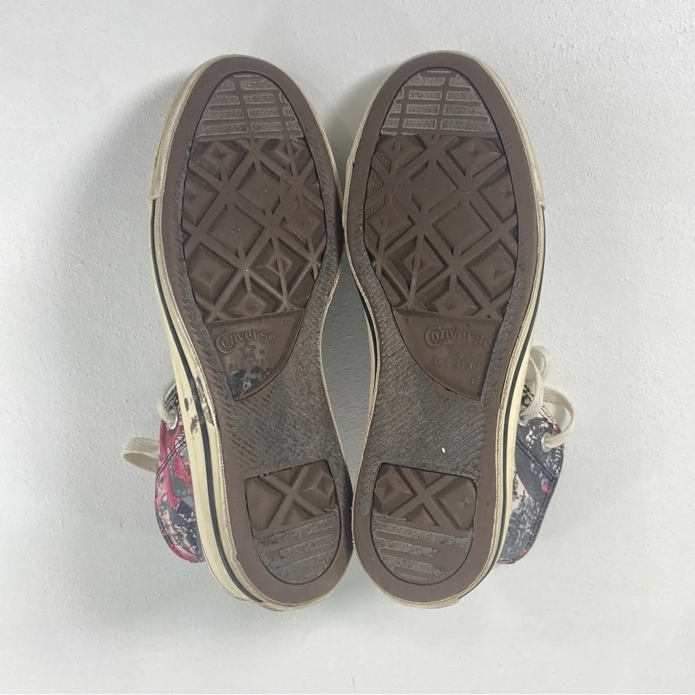 Vintage Converse Size 6 Custom Graffiti Chuck Taylor All Star High Top, Artisan - Picture 10 of 16